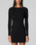 Florence by Mills Women's Softie Cotton Mini Dress, Black, X-Large