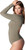 Florence by Mills Women's Softie Cotton Bodysuit, Dusty Olive, X-Large