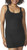 Florence by Mills Women's Ribbed Dress With Lace Trim, Black, X-Large