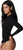 Florence by Mills Women's Softie Cotton Bodysuit, Black, Medium