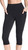 Skechers Gowalk Women's Active Stretch Moisture Wicking Capri Legging Pant, Black, Large