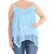 Calvin Klein Women's Ruffle Layer Shell, Iceberg, Large