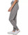 Calvin Klein Women's Metallic Side Stripe Sweater Jogger Pants, Grey, 0X