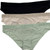 Calvin Klein Monochrome Cotton Bikini Panty 3 Pack, Black(QP1999-331)G,S