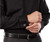 Calvin Klein Slim Fit Stretch Solid Spread Collar Dress Shirt, Black, X-Large