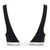 Calvin Klein Women's 2 Pack Wire Free Bralette, Black/White, Large
