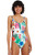 Desigual Women's Tropic One Piece Swimsuit, Multi, Medium