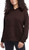 Danskin Women's Long Sleeve Melange Hoodie Pullover, Espresso Heather, Small