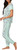 Disney Snoopy Women's 2 Piece Ribbed Lounge Pajama Set, Green, 3X-Large