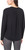 Mondetta Women's Ribbed Long Sleeve Top, Black XXL