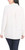 Hilary Radley Women's Roll Tab Sleeve Blouse, Long Sleeve, White, Medium
