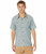 Frye Men's Miles Short Sleeve Button up Shirt, Diamond Jacquard, Small