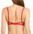 Journelle Women's Chloe Lace Demi Cup Bra, Berry, 32D
