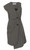 Sportmax Women's Nuvola Asymmetric Wool-blend Dress,  Grey, 2