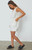 Lunya Resort Linen Silk Romper, White, Medium