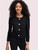 Kate Spade Jewel Button Ponte Jacket, Black, US 4