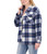 HFX Ladies Shirt Neck Collar Jacket, Relaxed fit, Multi Color, 2X-Large