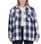 HFX Ladies Shirt Neck Collar Jacket, Relaxed fit, Multi Color, 2X-Large