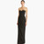 ML Monique Lhuillier Talia Strapless Long Dress, Sweetheart Neck, Black, 4