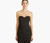 ML Monique Lhuillier Talia Strapless Long Dress, Sweetheart Neck, Black, 4