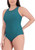 Eddie Bauer Women's Multi Strap One Piece Swimsuit, Green, XX-Large