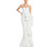 Chiara Boni La Petite Robe Ethane Long Rosette Gown, White, 8