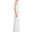 Chiara Boni La Petite Robe Ethane Long Rosette Gown, White, 8
