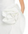 Chiara Boni La Petite Robe Ethane Long Rosette Gown, White, 8
