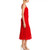 Self-Portrait Lattice Lace Midi Dress, Removable belt, Red, 8