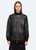 Sea New York Women's Outwear Lamb Leather Lilia Bomber Jacket, Black, Small