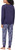 Nautica Women's 2 Piece Fleece Pajama Sleepwear Set, Blue Snow, Small