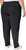 Mondetta Women's Textured Pintuck Straight Leg Pant, Black, X-Large