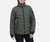 Nautica Women's Puffer with Faux Fur Hood Jacket, Green, X-Small