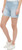 Calvin Klein Jeans Women's Roll Cuff Denim Short, Railroad Stripe, 8
