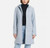 Vince Camuto Ladies Faux Wool Hooded Full Zip Jacket, Blue, X-Large