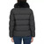 DKNY Women's Faux Fur Trim Collar Puffer Coat, Black, 2X-Large