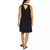 Banana Republic Women's Sleeveless Satin Slip Dress, Black, Small