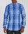 Polo Ralph Lauren Men's, Classic Fit, Plait Print Long Sleeve Shirt, Blue Multi, Large