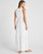 Splendid Women's Stella Linen Maxi Dress, Removable Waist Tie, White, Small
