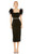 Mac Duggal Sheer High Neck Wedding Guest Dress, Black, 2