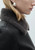 Mango Faux Shearling & Faux Leather Moto Jacket, Black, Large