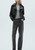 Mango Faux Shearling & Faux Leather Moto Jacket, Black, Large