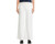 Mother The Lil' Roller Fray Petites High Rise Wide Leg Jeans, White, 34