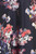 Lewit Women's Asymmetrical Floral Print Skirt, Navy Night, 16