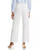 Grey Lab Cotton High Waisted Cargo Pants, Straight Leg Silhouette, White, Medium