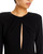 Anine Bing Amaya Top, Large Keyhole At Front, Black, Small