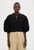 SEA Marcella Lace Puff Long Sleeve Blouse, V-Neck, Crochet Detailing, Black, Small