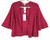 Tommy Bahama Women's Lea Linen Open Cardigan, Fuchsia Red, Small