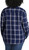 Jachs Girlfriend Women's Super Soft Feel Flannel Shirt, Blue, Large