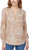 Buffalo David Bitton Women's Long Sleeve Cozy V-Neck Top, Mellow Leopard, Large